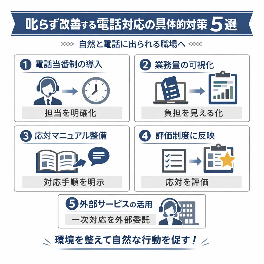 叱らず改善する具体的対策5選