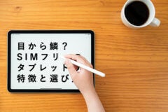 目から鱗？SIMフリーのタブレットの特徴と選び方