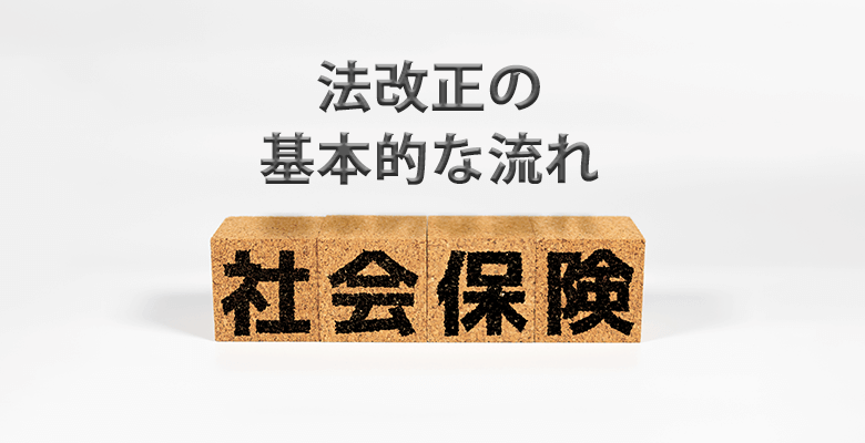 法改正の基本的な流れ