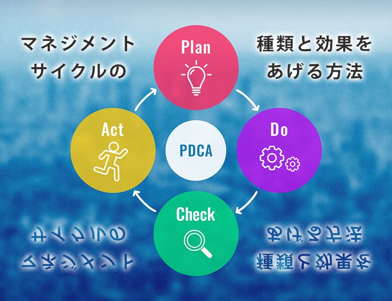 マネジメントサイクルの種類と効果をあげる方法