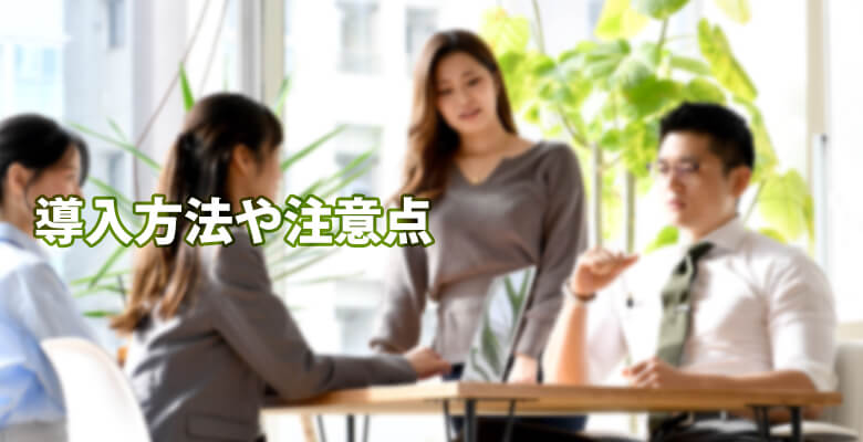 導入方法や注意点