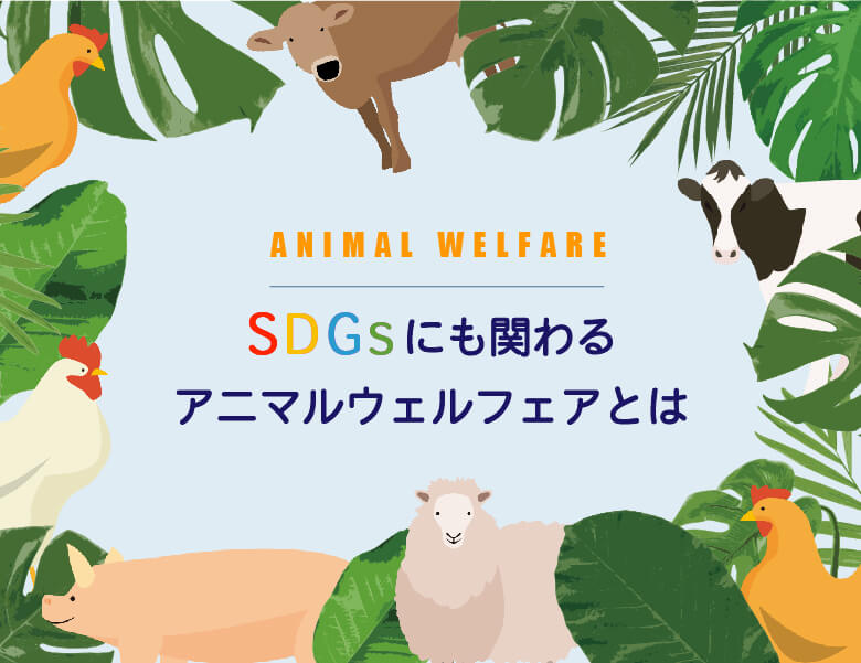 SDGsにも関わるアニマルウェルフェアとは