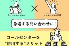 急増する問い合わせに！コールセンターを併用するメリット