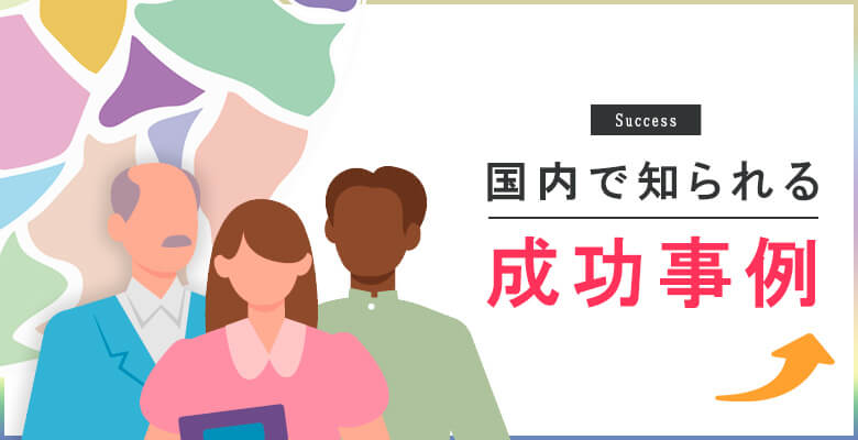 国内で知られる成功事例