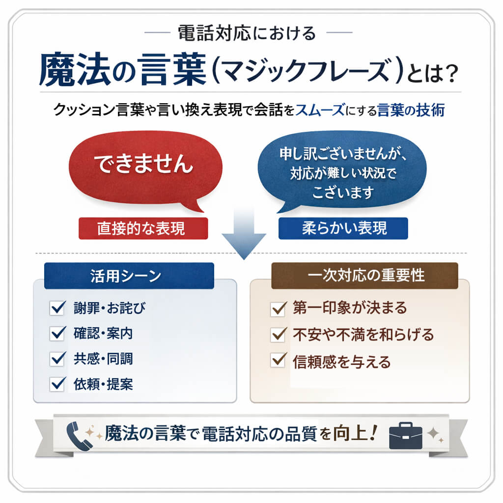 魔法の言葉（マジックフレーズ）とは？