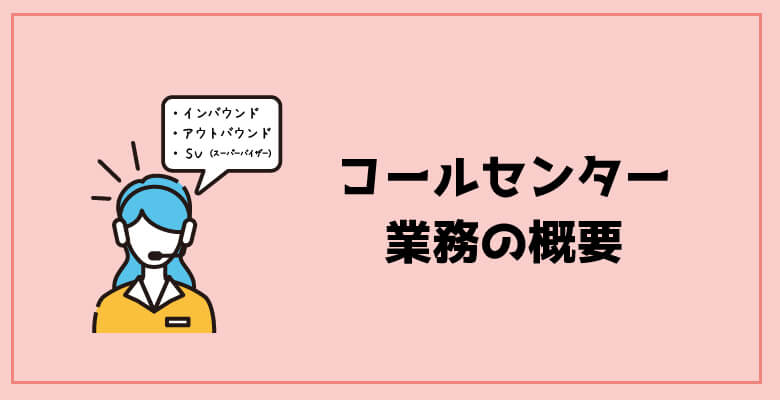 コールセンター業務の概要