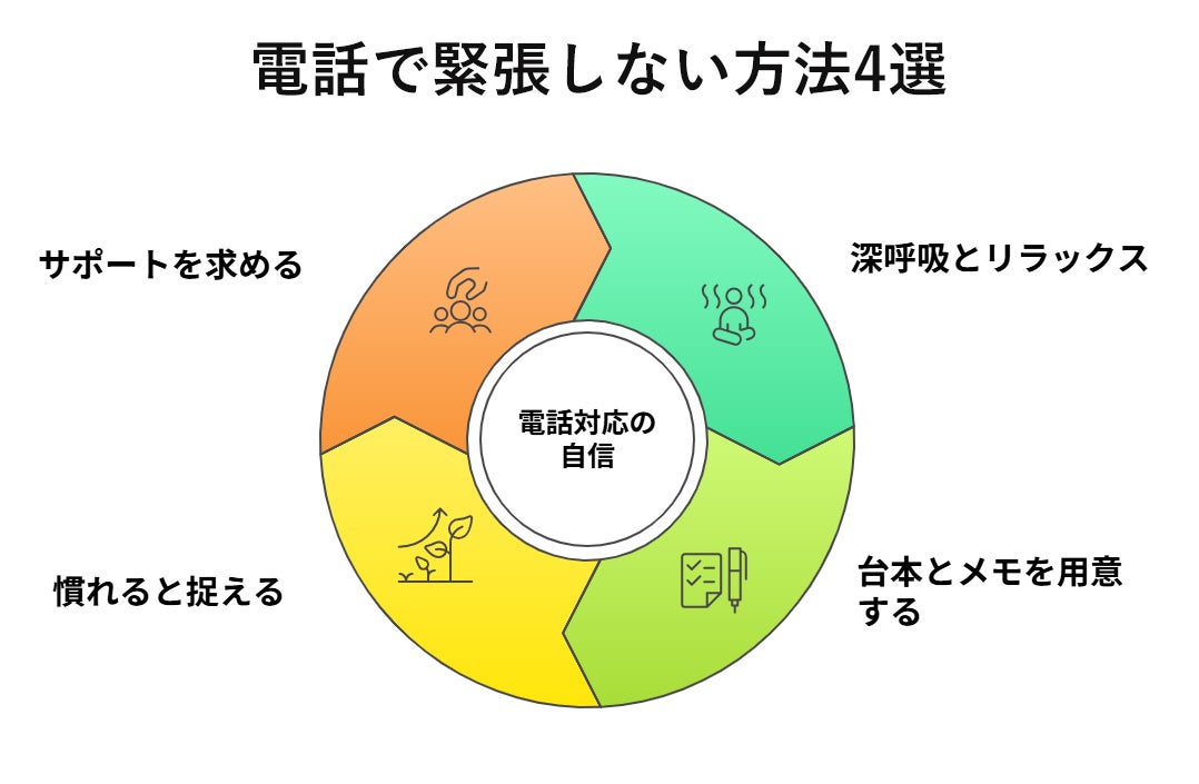 電話で緊張しない方法4選