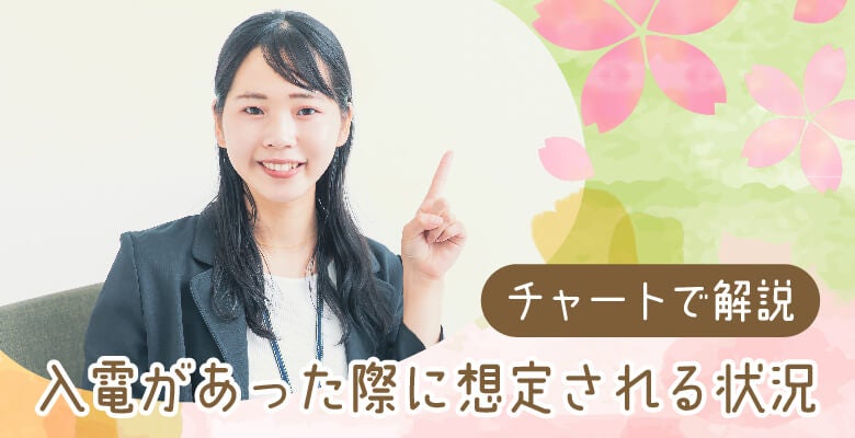 入電があった際に想定される状況