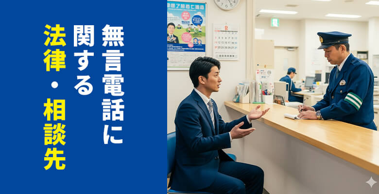 無言電話に関する法律・相談先